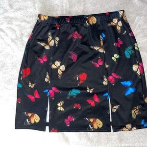 SHEIN butterfly skirt